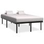 Preview: ARDEBO.de - Bettgestell Schwarz Metall 160×200 cm