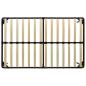 Preview: Bettgestell Schwarz Metall 160×200 cm