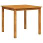 Preview: Gartentisch 85x85x74 cm Massivholz Akazie