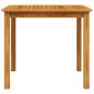 Preview: Gartentisch 85x85x74 cm Massivholz Akazie