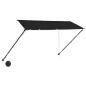 Preview: Einziehbare Markise mit LED 300×150 cm Anthrazit