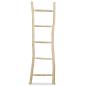 Preview: ARDEBO.de - Handtuchhalter Leiter mit 5 Sprossen Teak 45 x 150 cm
