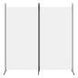 Preview: 2-tlg. Paravent Wei? 175x180 cm Stoff