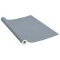 Preview: Selbstklebende Möbelfolie Grau 500 x 90 cm PVC