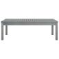 Preview: Couchtisch 100x50x33 cm Grau Massivholz Akazie