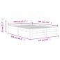 Preview: Massivholzbett Kiefer 120x200 cm