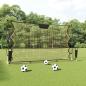 Preview: ARDEBO.de - Fußball-Rebounder Schwarz und Gelb 183x85x120 cm Polyester
