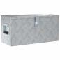 Preview: ARDEBO.de - Aluminiumkiste 61,5 x 26,5 x 30 cm Silbern