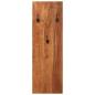 Preview: Wandgarderoben 2 Stk. 36x3x110 cm Massivholz Akazie