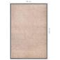Preview: Fußmatte Beige 80x120 cm