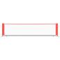 Preview: Tennisnetz Schwarz und Rot 400x100x87 cm Polyester