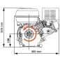 Preview: Benzinmotor 6,5 PS 4,8 kW Schwarz