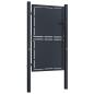 Preview: Gartentor aus Stahl 100 x 150 cm Anthrazit