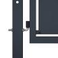 Preview: Gartentor aus Stahl 100 x 150 cm Anthrazit