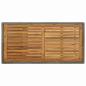 Preview: Bartisch mit Regal Grau 120x60x110 cm Poly Rattan