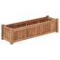 Preview: ARDEBO.de - Hochbeet 100x30x25 cm Massivholz Teak