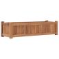 Preview: Hochbeet 100x30x25 cm Massivholz Teak