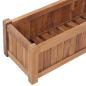 Preview: Hochbeet 100x30x25 cm Massivholz Teak