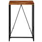 Preview: Bartisch Altholz Massiv 70x70x106 cm