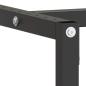 Preview: Werkbankgestell Mattschwarz und Mattrot 220x57x79 cm Metall