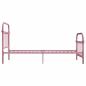 Preview: Bettgestell Rosa Metall 90×200 cm