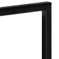 Preview: Wandregale 2 Stk. 25x25x75 cm Massivholz Akazie und Stahl