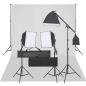 Preview: ARDEBO.de - Fotostudio-Set mit Beleuchtung und Hintergrund