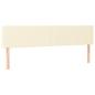 Preview: Boxspringbett mit Matratze Creme 180x200 cm Kunstleder