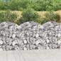 Preview: ARDEBO.de - Gabione mit Hochbogen 100x50x100/120 cm Verzinktes Eisen