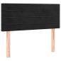 Preview: Boxspringbett mit Matratze Schwarz 100x200 cm Samt