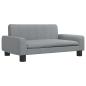 Preview: Hundebett Hellgrau 70x45x30 cm Stoff