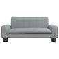 Preview: Hundebett Hellgrau 70x45x30 cm Stoff