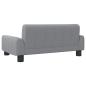 Preview: Hundebett Hellgrau 70x45x30 cm Stoff