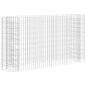 Preview: Gabionen-Hochbeet Verzinktes Eisen 190x50x100 cm
