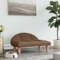 Preview: ARDEBO.de - Hundebett Braun 70x52x30 cm Stoff