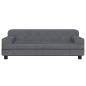 Preview: Hundebett Dunkelgrau 90x53x30 cm Samt