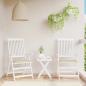 Preview: ARDEBO.de - Gartenstuhl-Kissen 2 Stk. Beige 40x40x3 cm Oxford-Gewebe