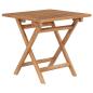 Preview: ARDEBO.de - Gartentisch Klappbar 45x45x45 cm Massivholz Teak