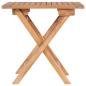 Preview: Gartentisch Klappbar 45x45x45 cm Massivholz Teak