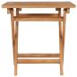 Preview: Gartentisch Klappbar 45x45x45 cm Massivholz Teak