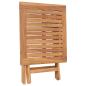 Preview: Gartentisch Klappbar 45x45x45 cm Massivholz Teak