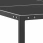 Preview: Gartentisch Anthrazit 130x130x72 cm Stahl und Glas
