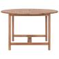 Preview: Garten-Esstisch Ø110x75 cm Massivholz Teak