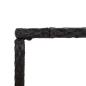 Preview: Bartisch mit Glasplatte Schwarz 70x70x110 cm Poly Rattan