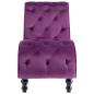 Preview: Chaiselongue Lila Samt