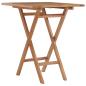 Preview: ARDEBO.de - Gartentisch Klappbar 60×60×75 cm Massivholz Teak