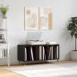 Preview: ARDEBO.de - Plattenschrank Schwarz 100x38x48 cm Holzwerkstoff