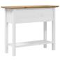 Preview: Konsolentisch BODO Braun 91x35x74 cm Massivholz Kiefer