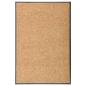 Preview: ARDEBO.de - Fußmatte Waschbar Creme 60x90 cm