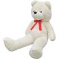 Preview: ARDEBO.de - Weicher XXL-Plüsch-Teddybär Weiß 135 cm
